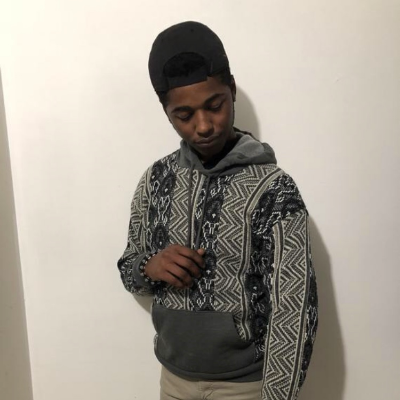 Pattern Stripe Hoodie With Pocket