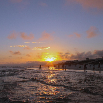 Seaside Sunset Print