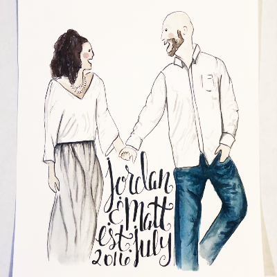 Couple Portrait Illustrations