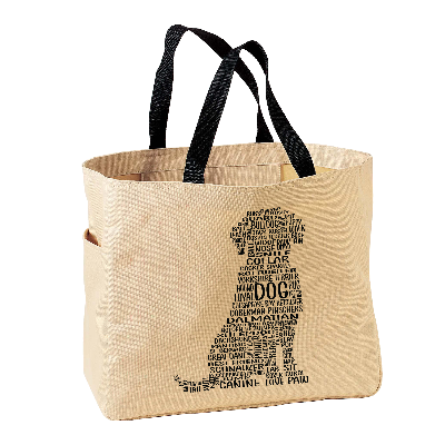 Dog Canvas Tote Bag