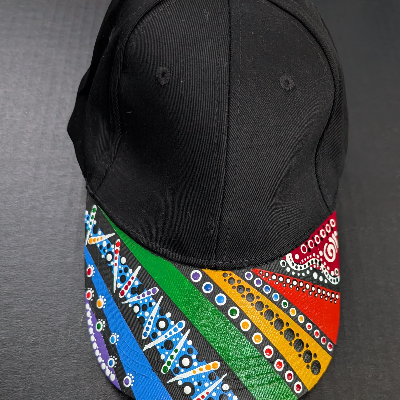 Handmade Hand Painted Ball Caps