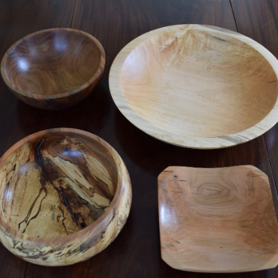 Bowls Etc. From Local Trees