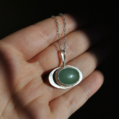 Brass Teardrop Hoops