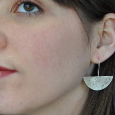 Brass Teardrop Hoops