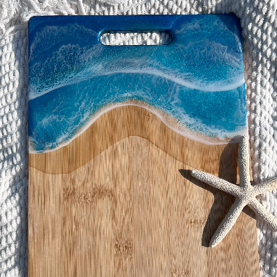 Ocean-Inspired Large Bamboo Board