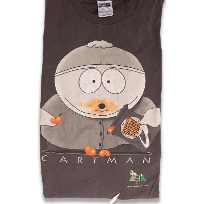 1998 Tultex Eric Cartman Cheesy Poofs South Park Character Tee