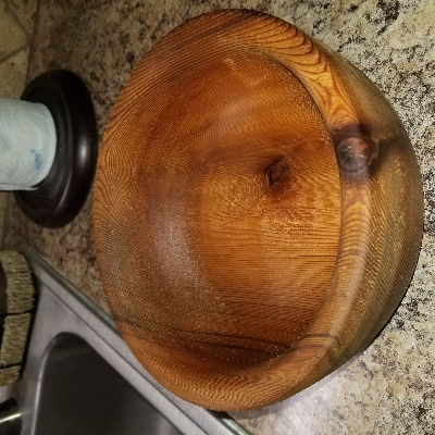 Wooden Cedar Bowl