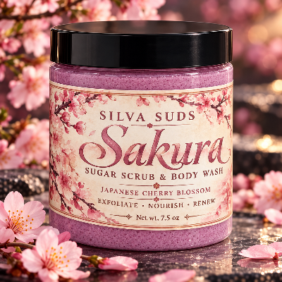 7.5oz Jar - Foaming Sugar Scrub And Body Wash