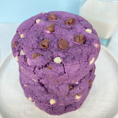 Ube Chocolate Chip Cookie