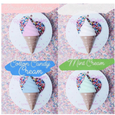 Sundae Funday I Love Ice Cream Brooch