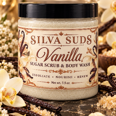 7.5oz Jar - Foaming Sugar Scrub And Body Wash
