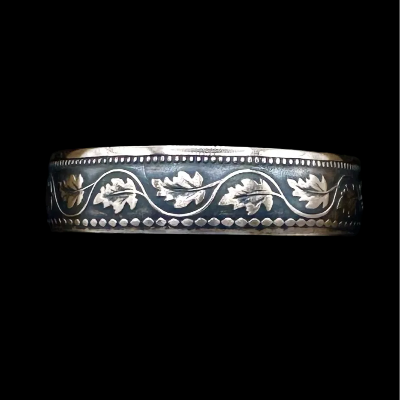 Canada Large Cent Leaf Coin Ring
