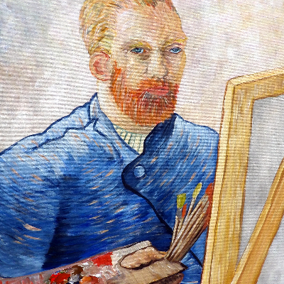 Van Gogh At Easel After Van Gogh