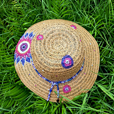 Sacret Eye Collection– Handmade Hat And Bag