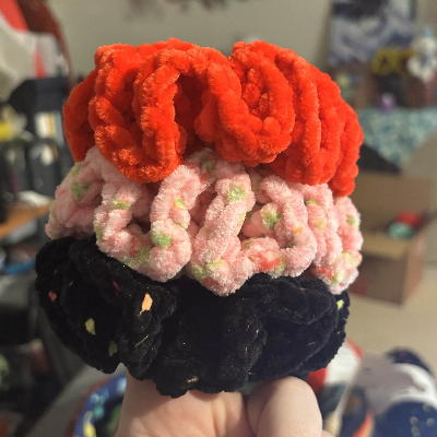 Scrunchie, Chenille (Confetti)