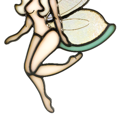 Stained Glass Pixie Suncatcher