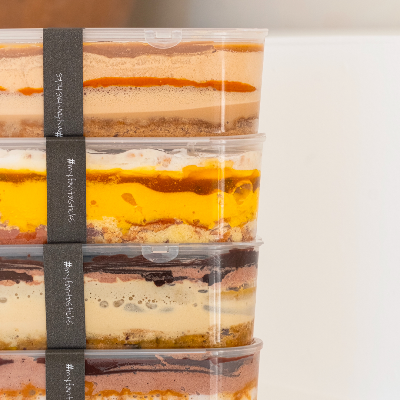 Layered Gelato Cakes -Individual Portions