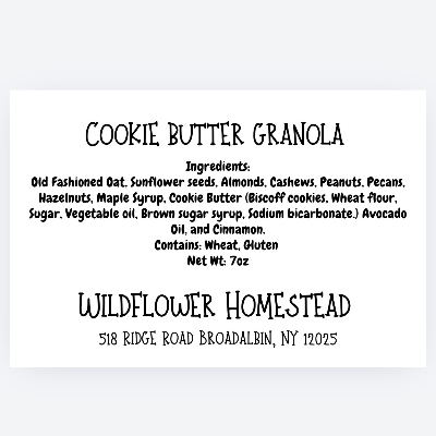 Cookie Butter Granola