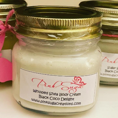 Whipped Shea Body Cream, Sugar Scrubs & Body Mist Sprays