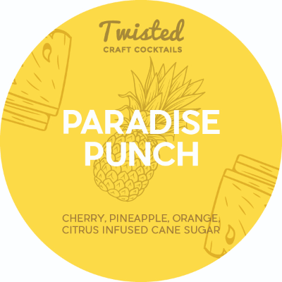 Paradise Punch Craft Cocktail Jar