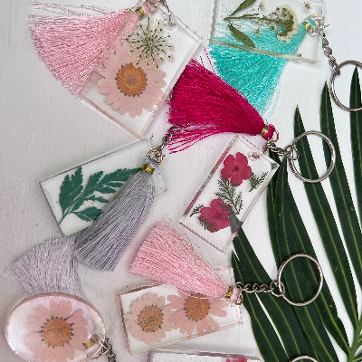 Floral Keychains