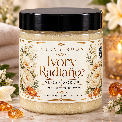 4oz Jar - Foaming Sugar Scrub And Body Wash