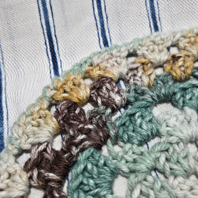 Granny Stitch Farmhouse Hotpad