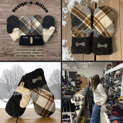 Lumber-Janes Mittens
