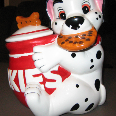 101 Dalmatioans Cookie Jar W/Box