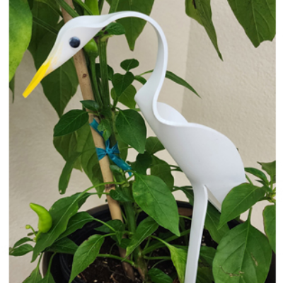 Egret Pvc Garden Stake