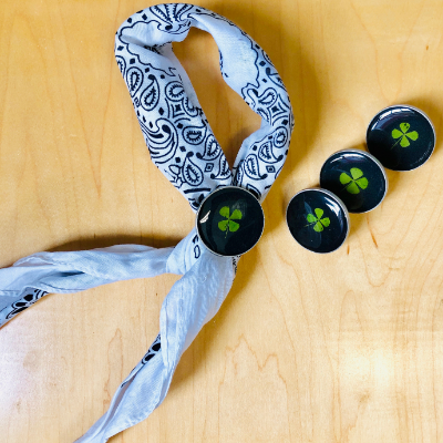 Real Flower Bandana Slide