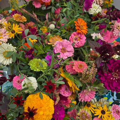 Fresh Flower Wraped Bouquets