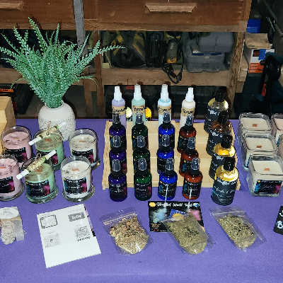 Handcrafted Products & Setups + Candle Batches, Tarot Card Creating, Etc.