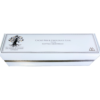 Valrhona Cacao Nib & Chocolate Curl Scottish Shortbread