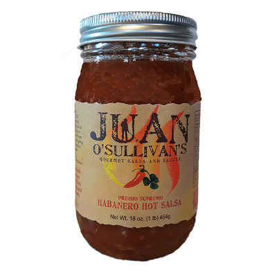 Juan O'Sullivan's Gourmet Habanero Hot Salsa