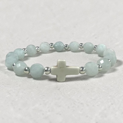 Coastal Faith Cross Bracelet