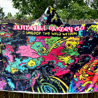 Hand Drawn Hooded Blankets