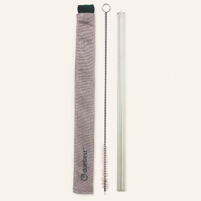 Duebest Reusable Glass Straw