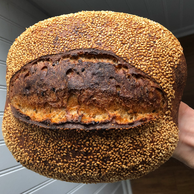 Flint Corn Flax Loaf