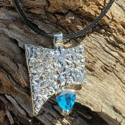 B Topaz Pendant