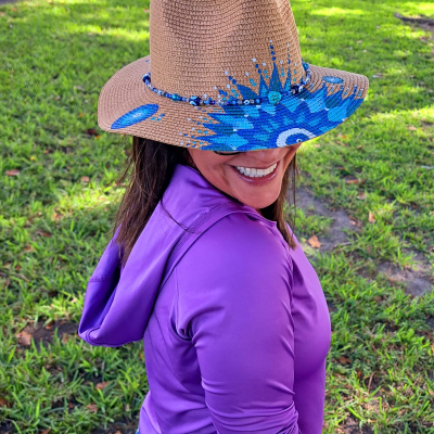 Sacred Eye Collection Hat – Handcrafted With Turkish Eye Details
