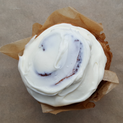 Sourdough Brioche Cinnamon Roll W/ Cream Cheese Glaze