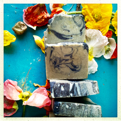 Charcoal French Green Clay Scented Eucalyptus And Peppermint Soap