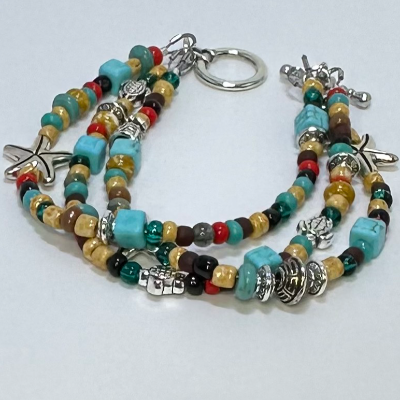 Sealife Triple Strand Bracelet