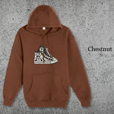 “Walk By Faith” Premium Embroidered Hoodie