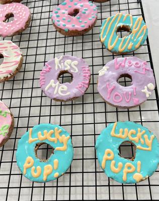 Iced Mini Pupcakes And Donuts