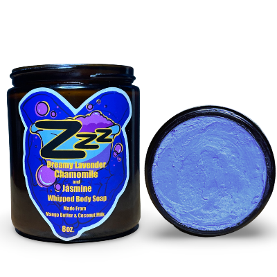 "Zzz's" Sleepy Time Whipped Soap- Dreamy Lavender, Chamomile & Jasmine
