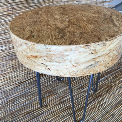 Industrial Chic Circular Occasional Table