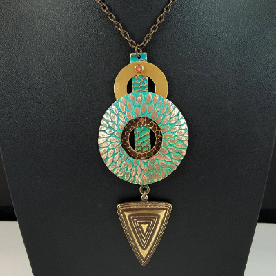 Texture, Patina'd, Riveted Pieces