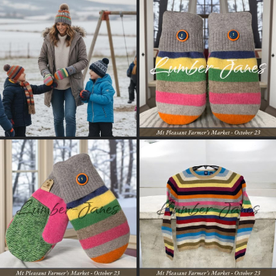 Lumber-Janes Mittens